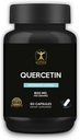 Klever Livsstil  Qu Quercetin med Bromelain Supplement | Antioksidant egenskaper, Hjerne Helse | 60 Kapsler | 800mg per servering
