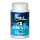 Pet Protect M/L Dog Omega-3 Supplement, proprietær gratis form blanding, støtter en normal betennelsesrespons, Snip-Tip kapsler (250 Count)