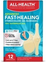 Alle helse Advanced Smart Healing Hydrokolloid Gel Bandages, Assorterte størrelser, 12 ct | fremmer healing for førstehjelpsblemmer eller sårpleie