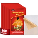 KONGDY Capsaicin Patches, 4,72"x7.08" Hot Capsicum Patch (100)
