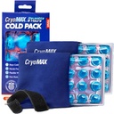 CryomAX Cold Pack, Reusable, 8 timers kald terapi ispakke, liten, 6"x 6" (pakke med 2)