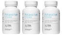 Kaliumcitrat 99 mg - støtter elektrolytbalanse og normal pH - Essential Mineral Neural Stone Support Supplement - 100 vegetariske kapsler (pakke med 3)