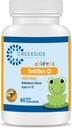 Creekside Naturals Sniflex, Barns Sinus & Respiratorisk støtte, Eldrebær for immunhelse, Pediatrician Formulert med NAC, Quercetin & Bromelain, Zero sukker, Vegansk, 60 Soft Chewables