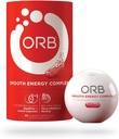 ORB Smooth Energy Complex - Energi formel + MCT olje for lettere absorpsjon | gir uakseptabel glatt energi, støtter en alarm mental tilstand, tidsstyrte perler for konstant energi – 60 teller