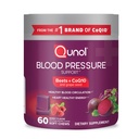 Qunol Beets Chews for blodtrykksstøtte, 3 i 1 betes + CoQ10 + Grape frøekstrakt, støtter sunn blodsirkulasjon og hjerte sunn energi, 60 Chews