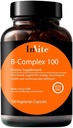 Invitere helse B-Complex 100 - Støtter humør, energi, immun helse og total velvære - 100 dagers forsyning - 100 vegetariske kapsler