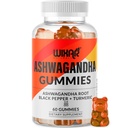Ashwagandha Gummies med gummi og svart pepper ekstrakt - Herbal Gummy Supplement - 60 Gummies