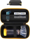 GETGEAR Astma Inhaler Holder tilfelle, Kompakt og Sturdy tilfelle for Handy Ventolin Inhaler for voksne og barn (CASE KUN) (svart)