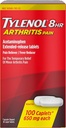 Tylenol 8 HR Arthritis smerte Caplets, 650 mg - 100 ct, Pakke med 4