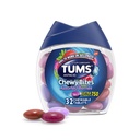 TUMS Chewy Bites Antacid Tabletter for Chewable Heartburn & Acid Indigestion Relief, Assorterte bær, 32 greve