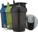 Hydra Cup ProFlow Shaker Flasker | Protein Shaker Cups med Whisk Ball, Leak-Proof Lid, Skjult bærehåndtak | BPA-fri Gymmikser for proteinpulver, blandingstilskudd (4 Pakke med vanlig whisk)