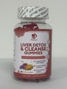 Lukaree Liver Cleanse Detox & Repair Gummies - Melk Thistle Silymarin, Dandelion, Artichoke Ekstrakt & Elderbær - Ingen sukker, bringebær Flavor - 180 greve