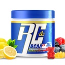 Ronnie Coleman BCAA XS pulver med EAAs, grened kjede aminosyrer post trening muskelgjenoppretting, sukker gratis hydrering drikke for kvinner og menn, sitronbeary gummies, 30 serveringer