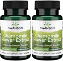 Swanson Kamille Blomster Ekstrakt 500 Milligram Standardisert til 1,2% Apigenin 6 mg per Kapsel 60 Kapsler (2 Pakke)