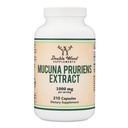 Mucuna Pruriens Extract Capsules - Dopamine Boosting Supplement - 210 greve, 1000mg Per Serving, 20% (fra Velvet Bean) (for Mood and Motivation Support) Tredjepart testet av Double Wood