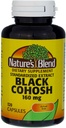 Naturens blanding svart cohosh CP 160MG 120, 079854012132