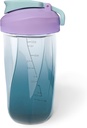 protein shaker flaske Holder opptil 20oz, Ingen blandingsball eller Whisk, BPA gratis, bærbar pre trening Whey Protein Drink Cup,Blender shaker flaske for å blande cocktails-smoothies-shakes (blå)