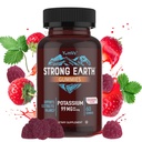 YumVs Kalium Supplement Gummies - Jordbær Flavor - 99 mg (som Kalium Citrat) per servering - støtter Electrolyte Balance - Vegetarisk Kosher Halal Glutenfri ren Kalium Gummies (60 greve)