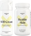 Bundle: SOD Superoksid Dismutase Facial krem og sunn hud Anti-Aging Supplement