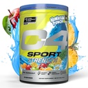 Cellucor C4 Sport Styrke Pre Trening pulver - NSF Certified for Sport - Beta-Alanine, Kreatin, 200mg Koffein - Sukkerfri energi Supplement for menn og kvinner - Hawaiian Punch Berry Blue, 20 Serveringer