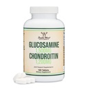 Glucosamine Chondroitin trippel styrke (1 500mg glukosaminsulfat, 1200mg Chondroitin) 180 tabletter, to måneders forsyning (Joint Support Supplement) Glutenfri, ikke-GMO ved dobbel tre