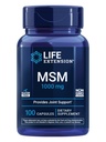 Livsforlengelse MSM, 1000 mg, metylsulfonylmetan, støtter sunne ledd, antioksidant støtte, glutenfri, ikke-GMO, 100 kapsler
