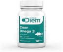 Omne Diem ren Omega 3 – 1020mg, 120 mykgel kapsler – Fish Oil Dietary Supplement med Omega-3 fettsyrer: EPA & DHA