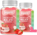 Magnesium Malate Gummies 1000mg Magnesium Malate Supplement med L-Theanine, CoQ10 & Vitamin B6 | Høy potens Stress Relief & Muskelstøtte | Ikke-GMO, Vegansk, Glutenfri | 120 Gummies