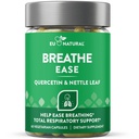 Breath Inhaler Support Supplement – Sinus, Lungs, Open & Clear Airways – Seasonal Nasal Health, Bronchial Wellness, Sunn Chest – Quercetin, vitamin D, Bromelain piller – 60 vegetariske myke kapsler