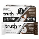 Sannhet Bar Sunn Snack, Omega 3 fra Chia, Plantebasert, Prebiotika & Probiotika, Høy fiber, Lavt sukker, Keto, Kosher, Mørk sjokolade, Vegan, Glutenfri, 12 Ct, 45g ea.