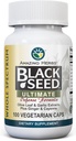 Amazing urter Helspektrum Svart frø Ultimate, Vegetariske kapsler - Olive blad & hvitløk ekstrakter pluss Ginger & Cayenne, Glutenfri, Ikke GMO, Vegan - 100 greve
