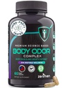 Zenmen Naturlig kroppen deodorizing Supplement - Body Odor Eliminator piller - Intern deodorant for underarmer, intime områder, og private deler - 60 vegansk kapsler. Laget i USA