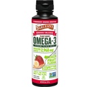 Barlean 's Strawberry Banan Flaksfrø oljevæske, Vegan Omega 3 6 9 Kosttilskudd for barn og voksne fra kalde presset Flaksfrøolje med 2.968 mg vegansk omega, ikke-GMO & Glutenfri, 8 oz