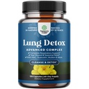 Lung Detox Mullein Leaf Capsules - rensende Mullein Lung Cleanse Complex med NAC Quercetin & Cordyceps Extracts - Leaf Herb andningstilskudd for Sinus immunitet og pustestøtte