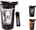 Elektrisk proteinshakerflaske, bærbar blandingskopp, USB C oppladbar, BPA-fri tritan, 450 ml/16oz, 500mAh, for glatte rister
