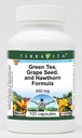 Høyt blodtrykk støtte - Grønn te, Grapefrø og Hawthorn - 450 mg (100 kapsler, ZIN: 517080)
