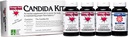 Kroeger Herb produkter, Candida støttesett, Digestiv ernæringskosttilskudd, Gut helse, Optimal intestinal funksjon, ikke-GMO, Glutenfri, Ingen preservativer, laget i USA