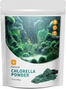 Chlorella pulver naturlig med 12 oz - Klorofyll pulver, støtter immunsystem og leverfunksjon, holde ungdom, vegansk, rik på vegansk protein og vitaminer.
