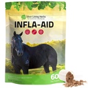 Sølv lining urter Infla-Aid for hester – Naturlig Anti-inflammatorisk kosttilskudd for inflammasjon Relief – støtter gjenoppretting, komfort og mobilitet i muskler, Tendons & Joints – 1 lb pose (60 serveringer)