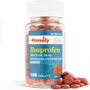 TIME-CAP LABS, INC. Tidlig Ibuprofen 200 mg 100 tabletter - (NSAID) Smertelindringspiller for hodepine, Menstruasjonssmerter, tannsmerter, muskelsmerter, ledsmerter, kroppssmerter
