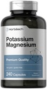 Horbäach Kalium Magnesium Supplement | 240 Kapsler | Premium kvalitet | Ikke-GMO & Glutenfri