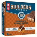 CLIF BUILDERS Protein Bars - Sjokolade Peanut Butter Flavor - 20g Plante Basert Protein - Glutenfri - Ikke-GMO - Lavglykemisk - Ingen kunstige søtningsmidler - 2.4 oz. (6 Pack)