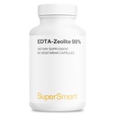 Supersmart - EDTA Zeolite 98% (Avansert formel) - med Melk Thistle & Parsley - høy styrke Supplement | laget i USA | Ikke-GMO & Glutenfri - 90 Vegetariske kapsler