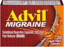 Advil 200 mg flytende fylte kapsler 20 ea