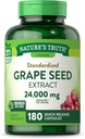 Naturens sannhet kornfrø ekstrakt 24 000 mg | 180 kapsler | Standardisert kosttilskudd | Ikke-GMO & Glutenfri formel