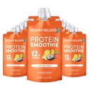 Designer wellness protein smoothie, ekte frukt, 12g protein, lav karbohydrat, null tilsatt sukker, glutenfri, ikke-GMO, ingen kunstige farger eller flavors, tropisk, 12 greve