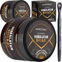 NutroTonic® Authentic Himalayan Shilajit Resin for menn og kvinner - Gullgrad 86% Fulvic Acid - Wild Crafted +17000 FT - 40x Nano Filtrert og Sun Torret - 3rd Party Lab Testet - 15g Jar (Pack of 2)