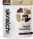 Skratch Labs Recovery Drink Mix - Oat Melk Latte - Post Workout pulver - Complete Plant Protein og Probiotika - 56 mg koffein fra kaffe - 12 serveringer - Glutenfri, Kosher, ikke-GMO