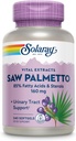SOLARAY Saw Palmetto Extract - Prostate Health and Urinary Tract Support - 136 mg fettsyrer og steroler - Lab Verifisert, 60-dagers pengene-tilbake garanti (240 Serveringer, 240 Softgels)