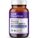 Ny kapittel prenatal vitaminer, en daglig prenatal multivitamin forbedret for alder 35+ med metylfolat + Choline for sunn mamma & baby, glutenfri og ikke-GMO- 90 ct